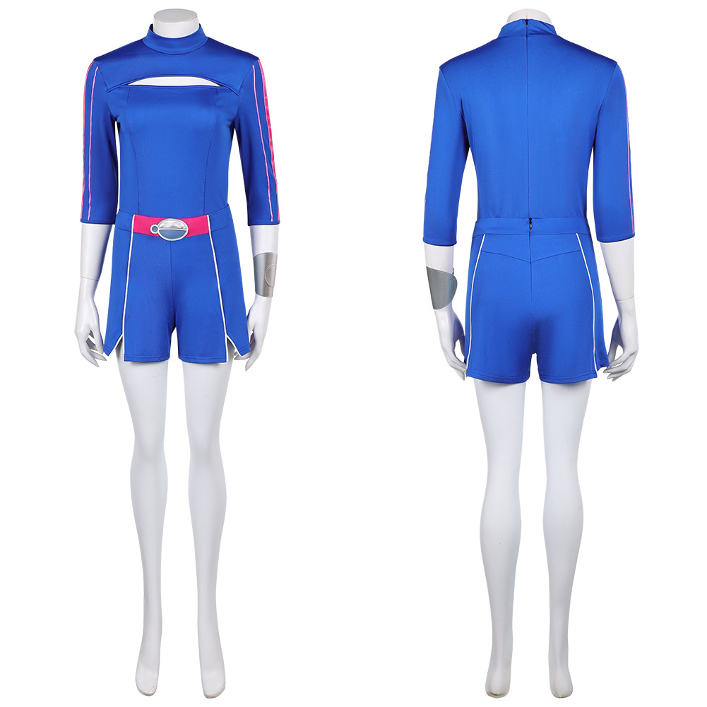 Zombies 4 (2025) Addison Blue Top Pants Outfits Halloween Carnival Party Cosplay Costume
