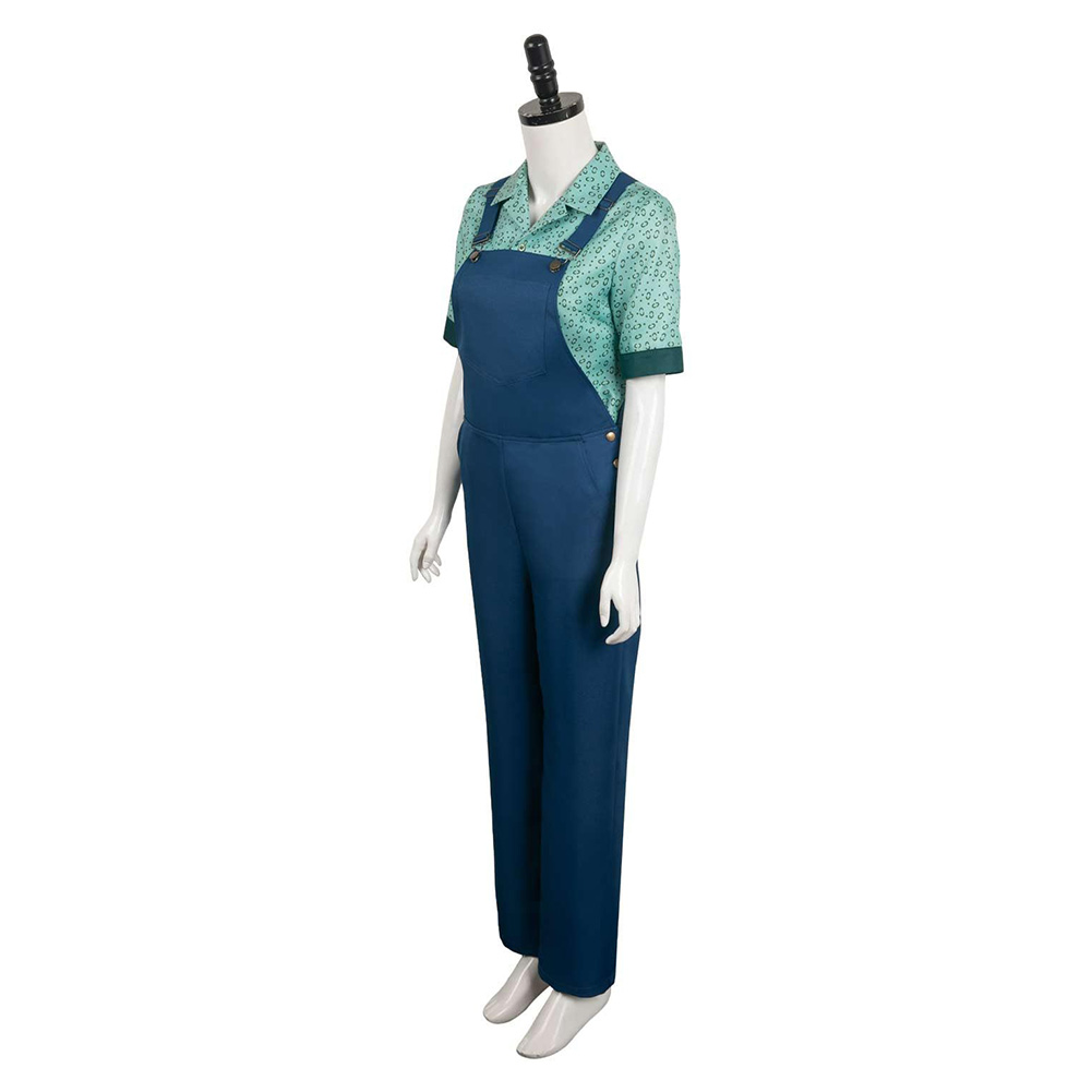 Ghostbusters: Frozen Empire Phoebe Spengler Blue Overall Outfit Carnival Halloween Cosplay Costume