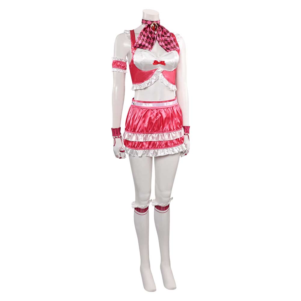 Tekken 8 Lili Women Pink 2Pcs Swimsuit Outfits Halloween Carnival Cosplay Costume