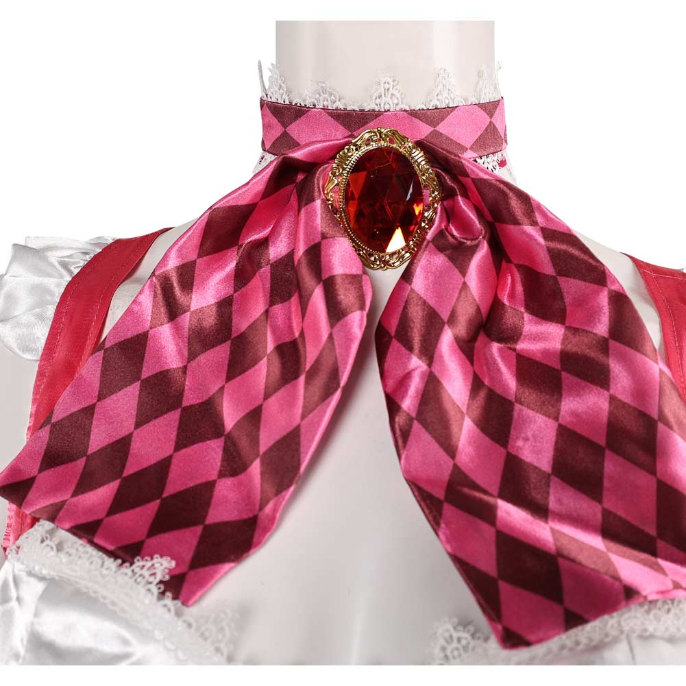 Tekken 8 Lili Women Pink 2Pcs Swimsuit Outfits Halloween Carnival Cosplay Costume