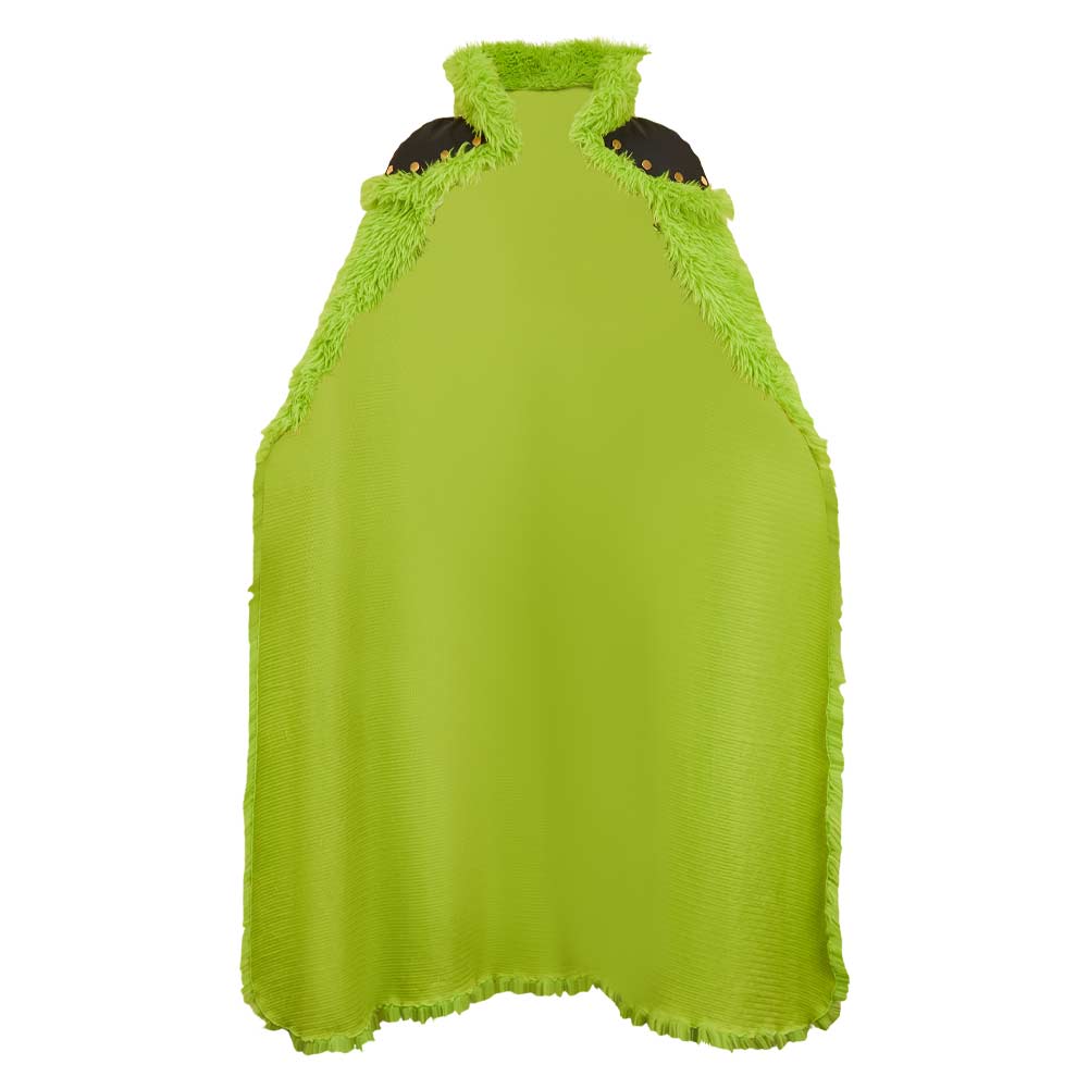 One Piece Zoro Green Plush Cloak Halloween Carnival Cosplay Costume