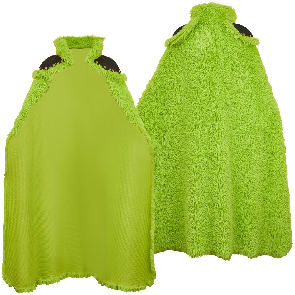 One Piece Zoro Green Plush Cloak Halloween Carnival Cosplay Costume