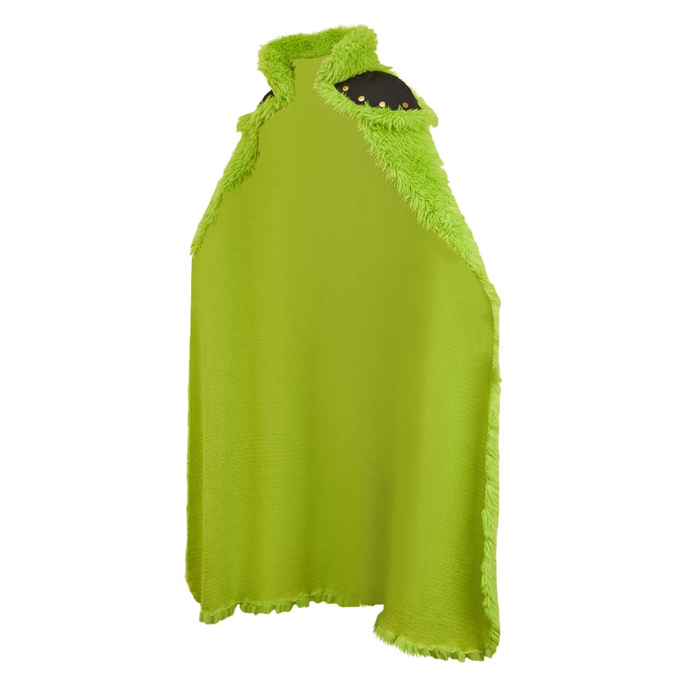 One Piece Zoro Green Plush Cloak Halloween Carnival Cosplay Costume