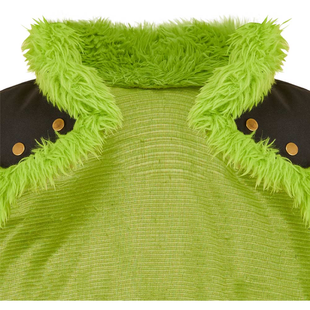 One Piece Zoro Green Plush Cloak Halloween Carnival Cosplay Costume