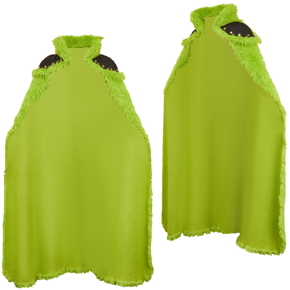 One Piece Zoro Green Plush Cloak Halloween Carnival Cosplay Costume