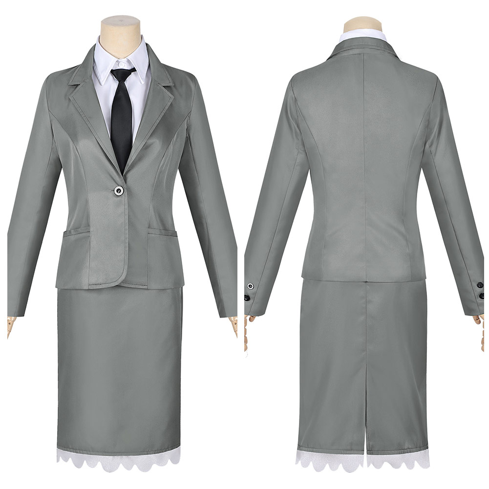Shunkashuutou Daikousha: Haru no Mai Hinagiku Kayou Women Gray Halloween Carnival Cosplay Costume