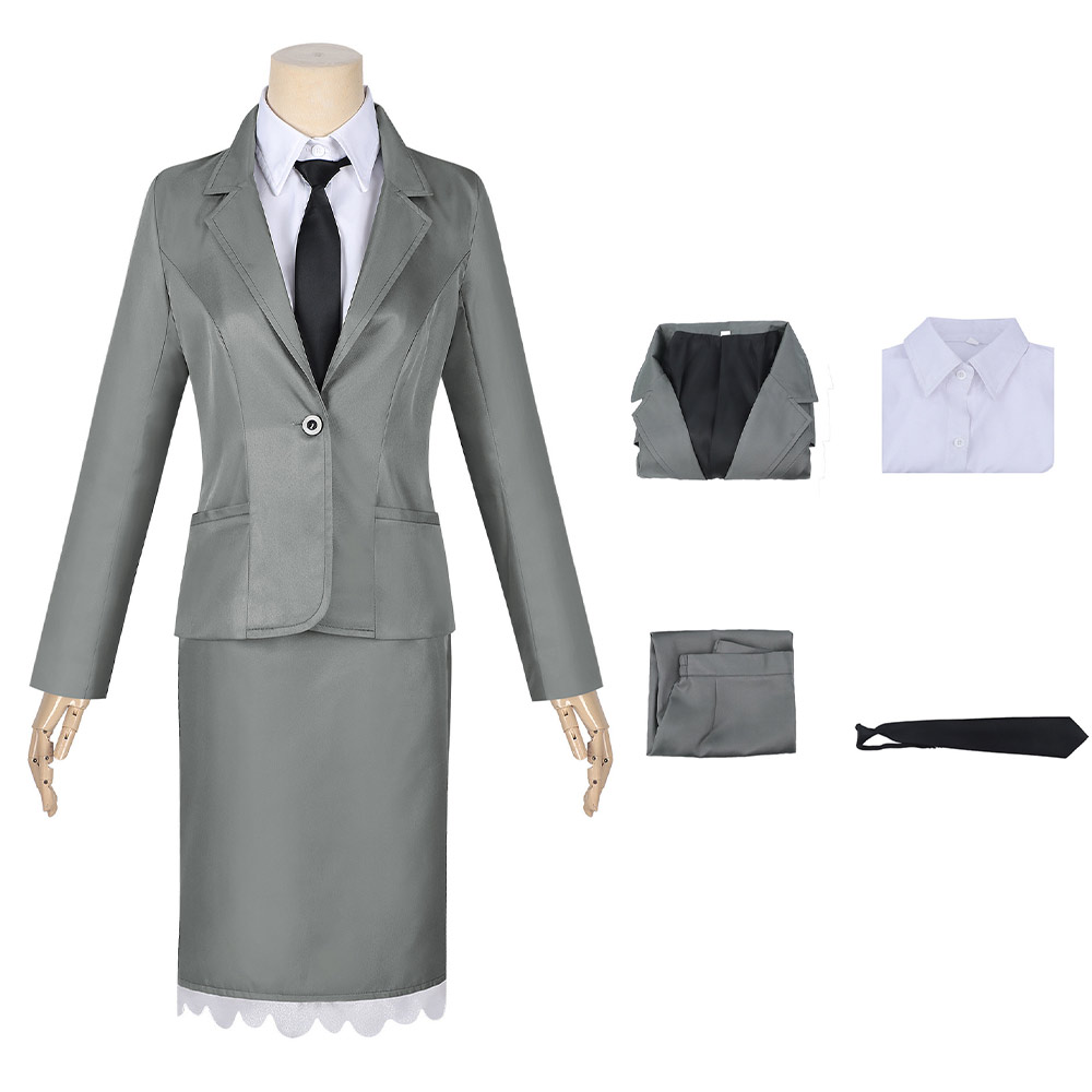 Shunkashuutou Daikousha: Haru no Mai Hinagiku Kayou Women Gray Halloween Carnival Cosplay Costume