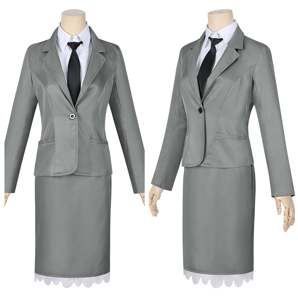 Shunkashuutou Daikousha: Haru no Mai Hinagiku Kayou Women Gray Halloween Carnival Cosplay Costume