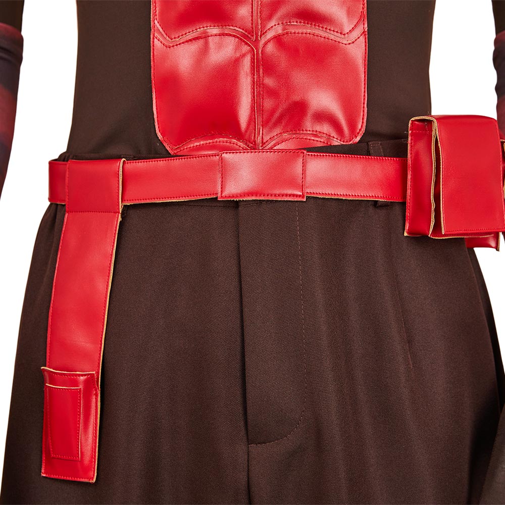 Daredevil: Born Again(2025) Matt Murdock Men Red Jumpsuit Outfits Halloween Carnival Cosplay Costume