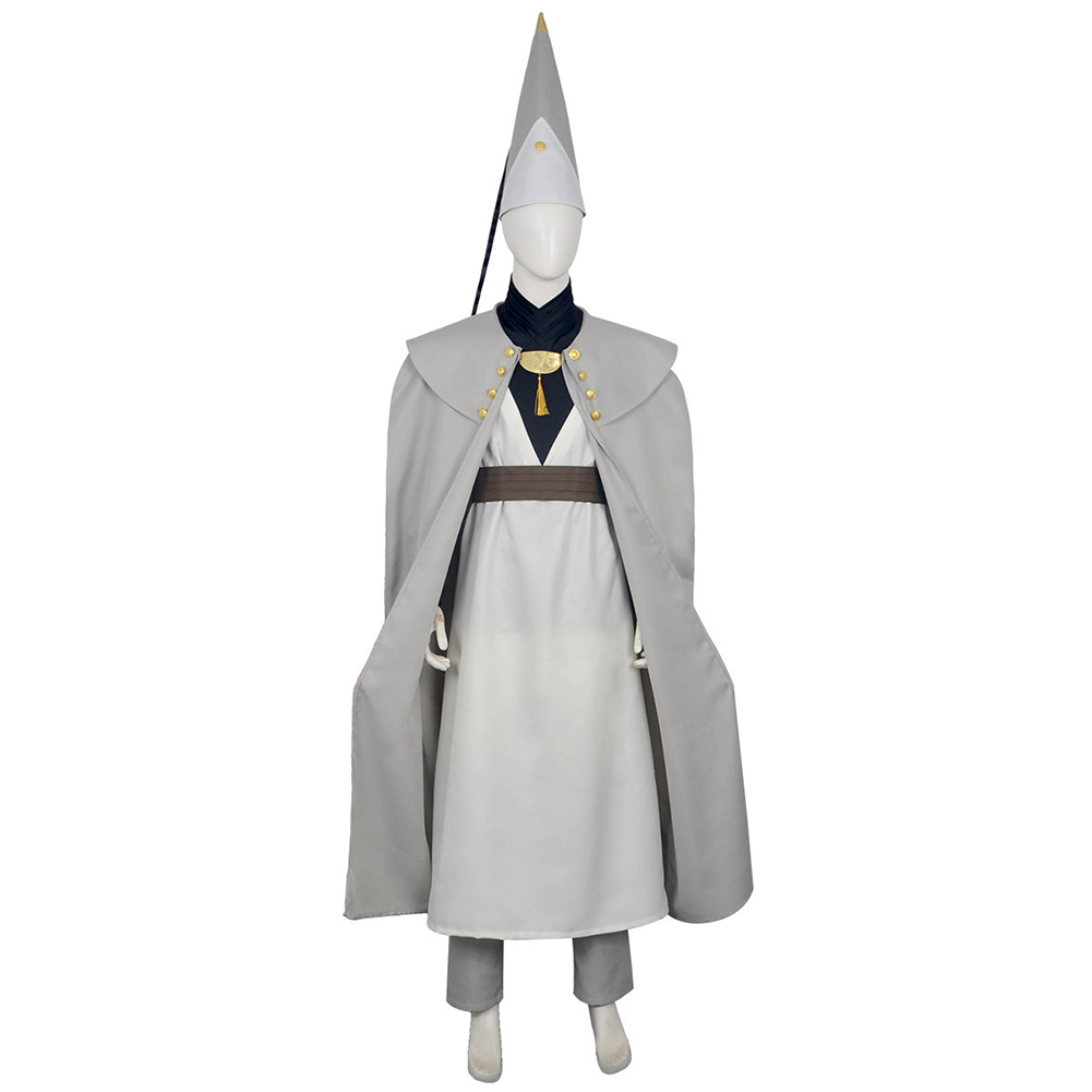 Tongari Boushi no Atelier Qifrey White Outfit Halloween Carnival Cosplay Costume