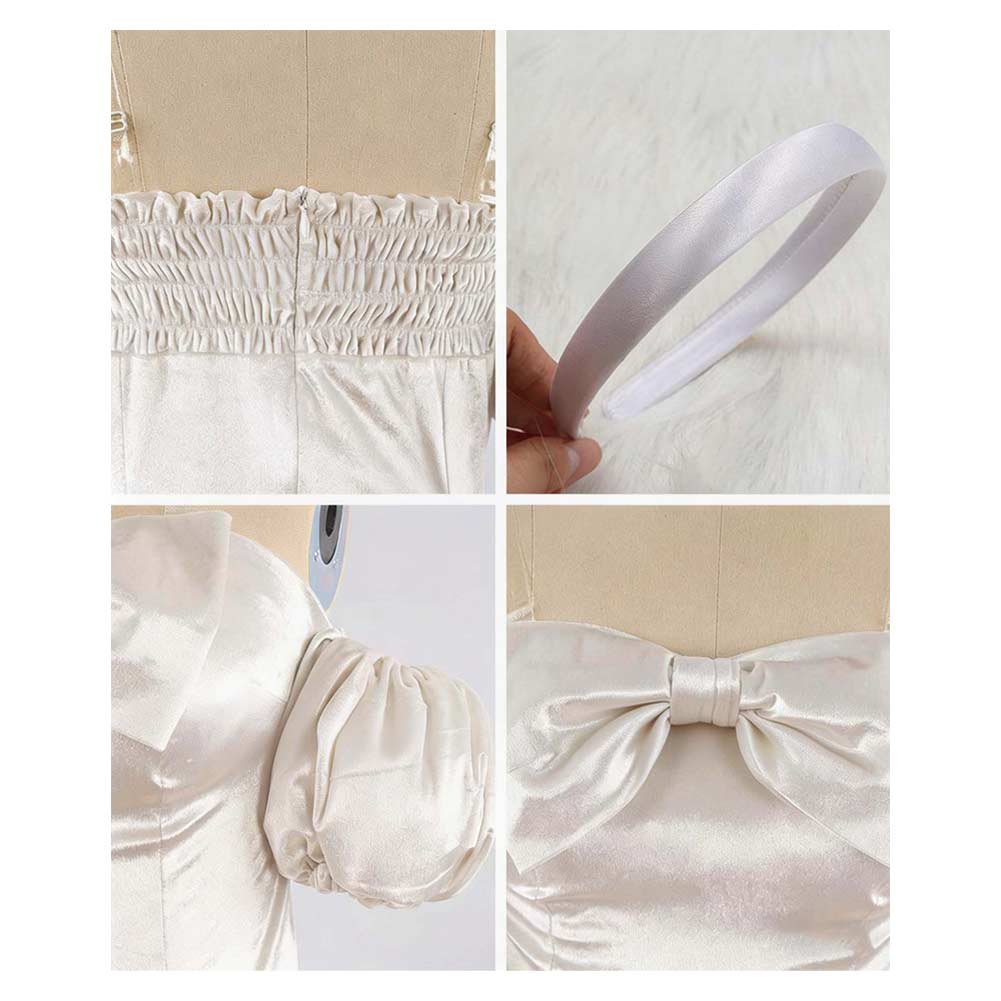 Alien Stage Sua Women White Dress Outfits Halloween Carnival Cosplay Costume