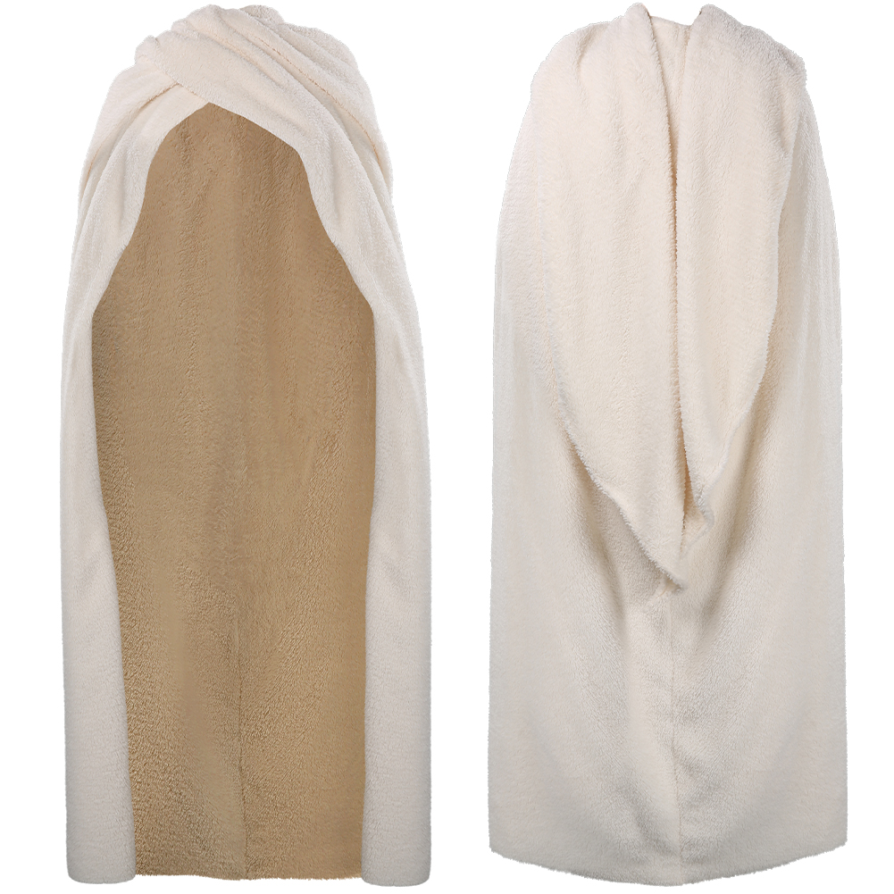 Padme Amidala Woman White Cloak Only Halloween Carnival Party Cosplay Costume