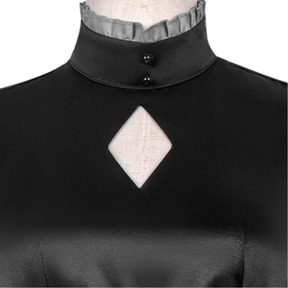 Fate/stay night Saber Alter Altria Pendragon Women Black Dress Halloween Carnival Cosplay Costume