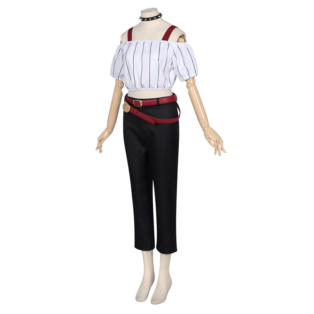 Kirara Hoshi White Outfit Halloween Carnival Cosplay Costume