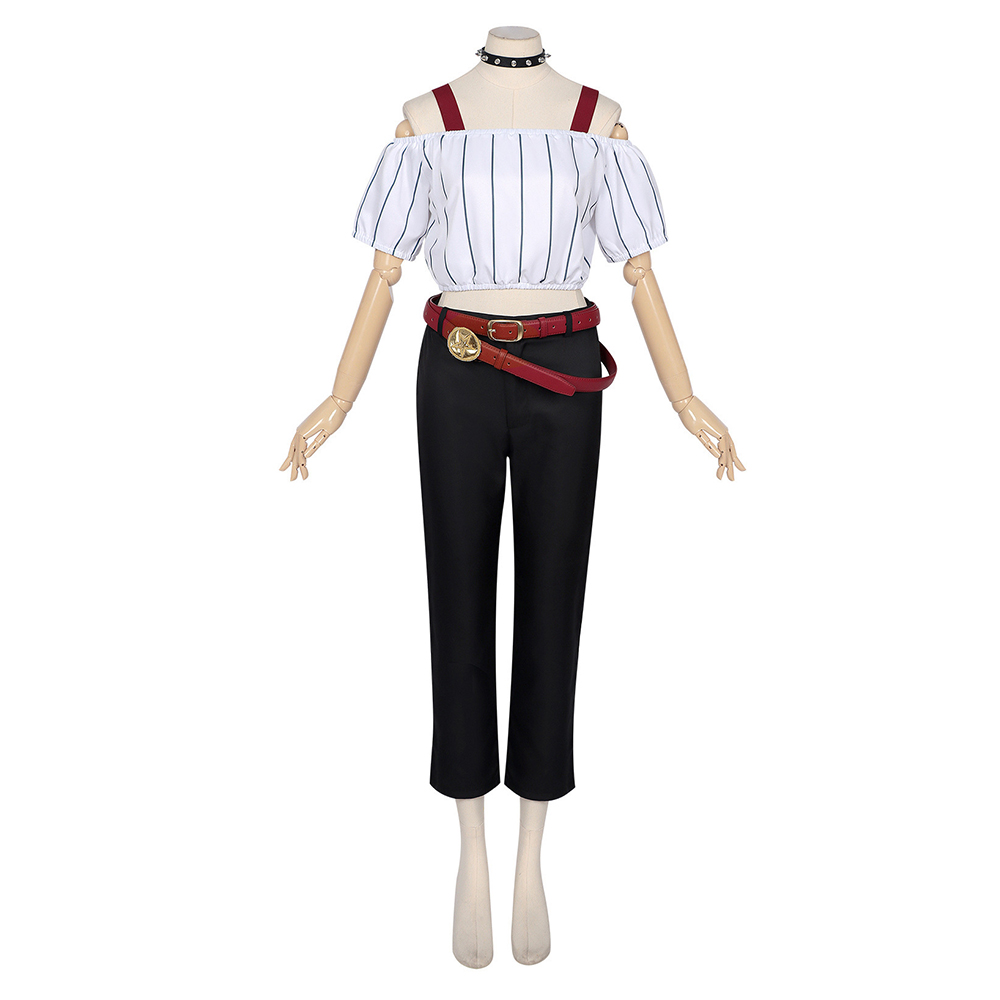 Kirara Hoshi White Outfit Halloween Carnival Cosplay Costume