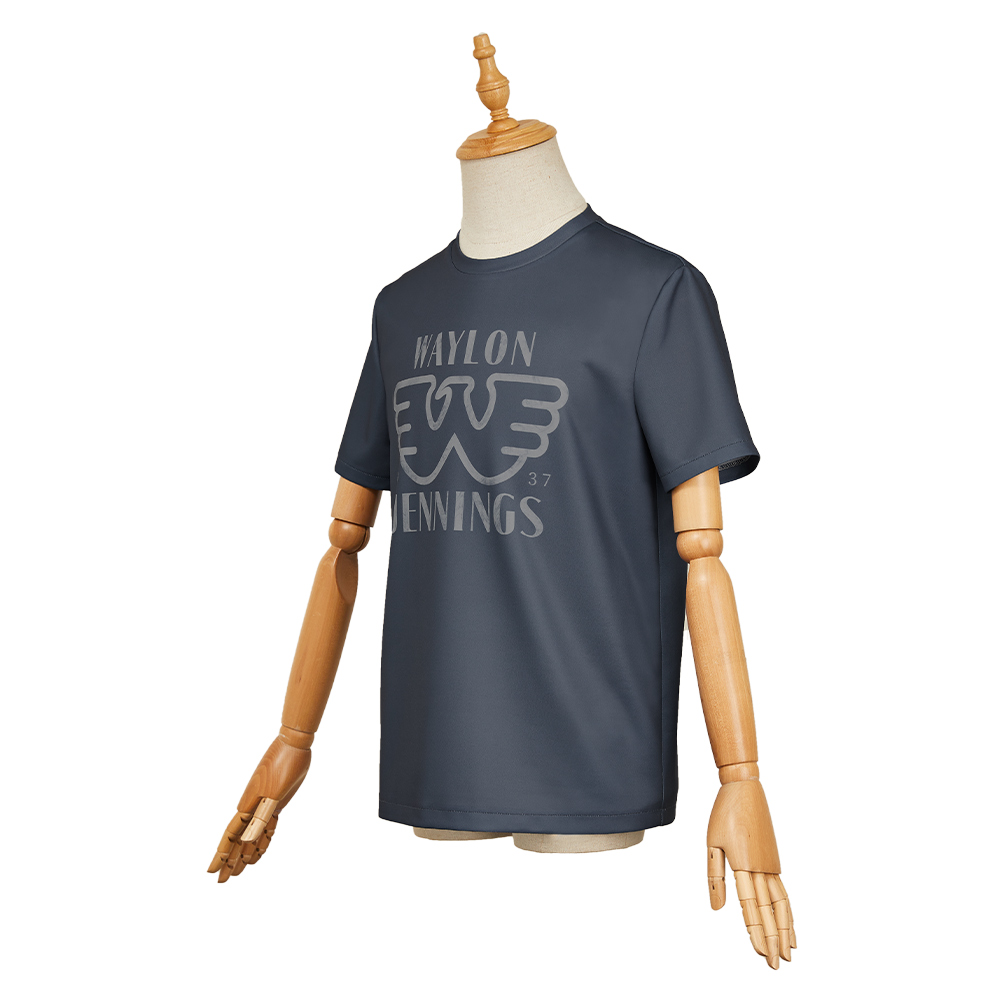 The Accountant 2 (2025) Christian Wolff Grey T-shirt Outfits Halloween Carnival Cosplay Costume