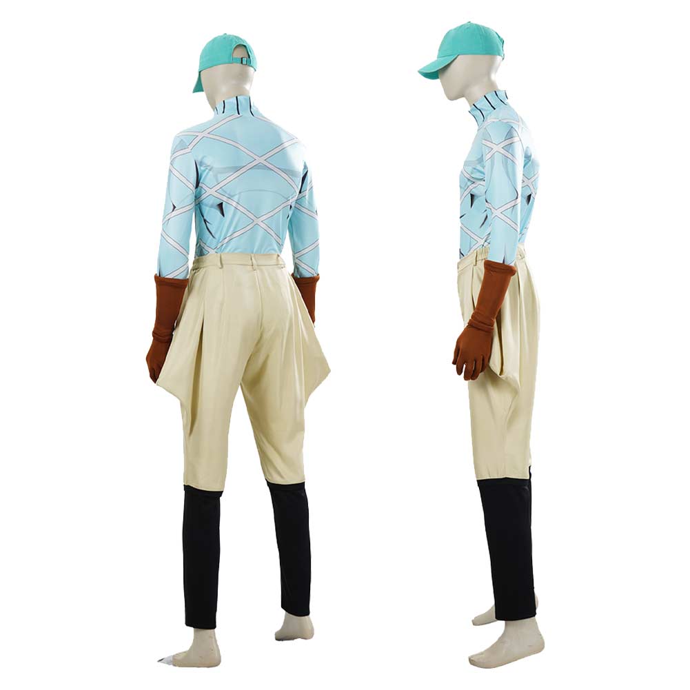 Diego Brando Blue Outfit Halloween Carnival Cosplay Costume