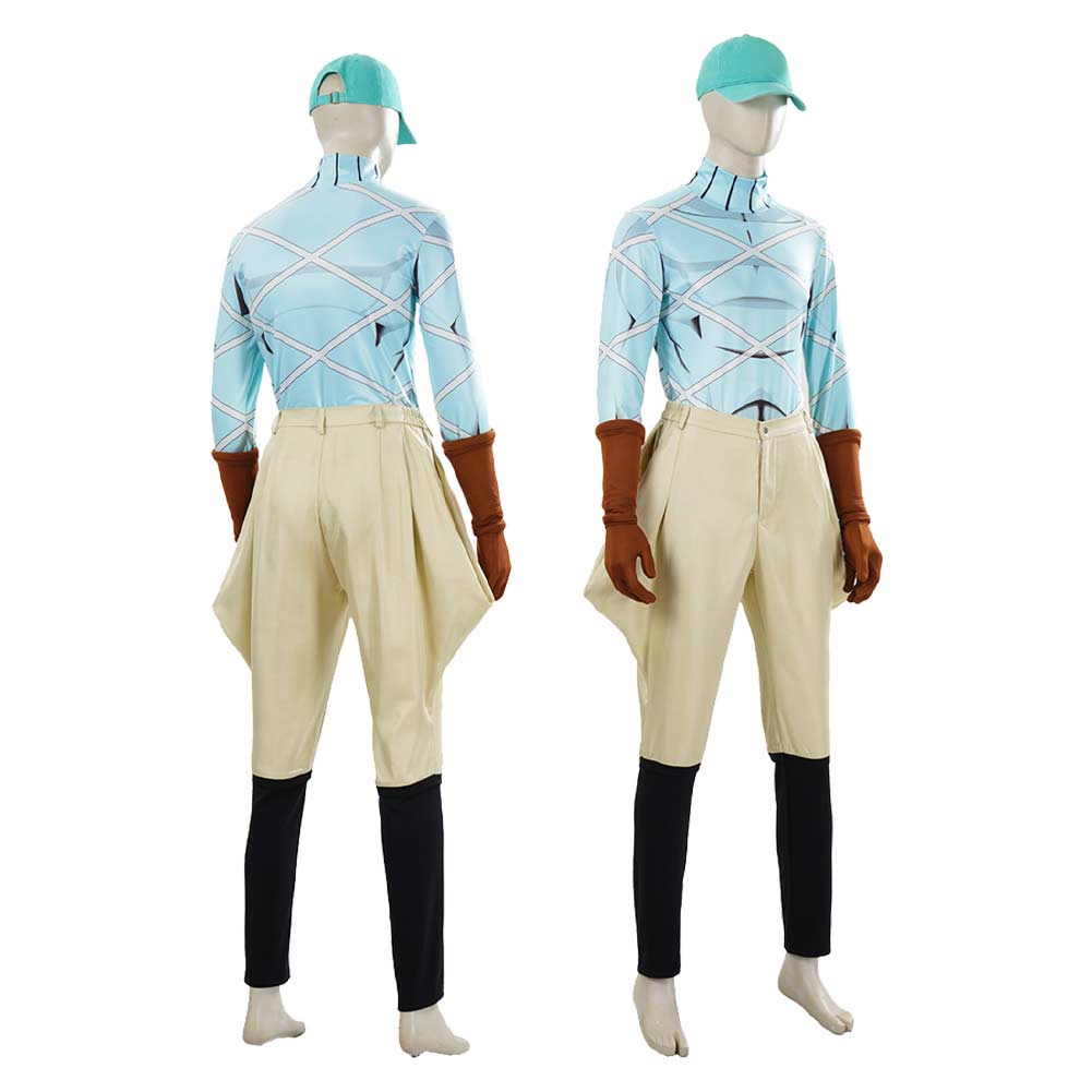 Diego Brando Blue Outfit Halloween Carnival Cosplay Costume