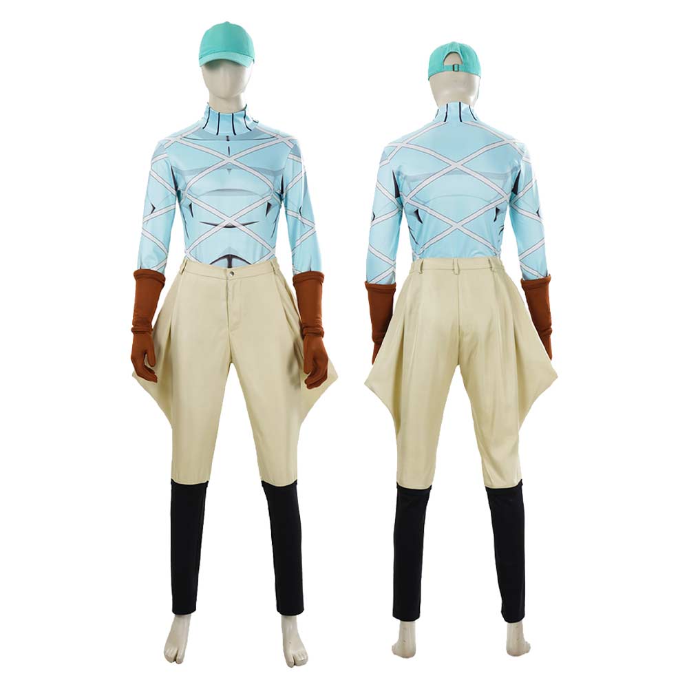 Diego Brando Blue Outfit Halloween Carnival Cosplay Costume