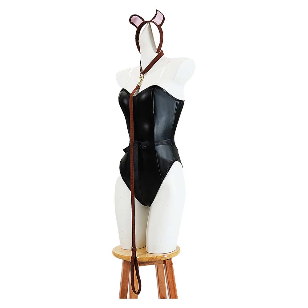 Euphoria Season 3 Cassie Women Black Puppy Outfit Halloween Carnival Cosplay Costume