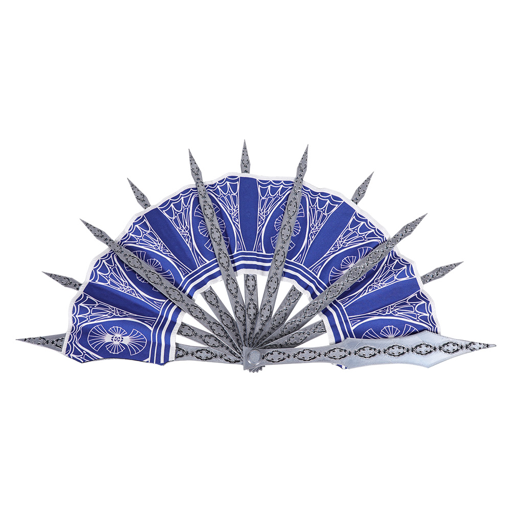 Mortal Kombat Kitana Blue Blade Fan Cosplay Prop Halloween Carnival Costume Accessories