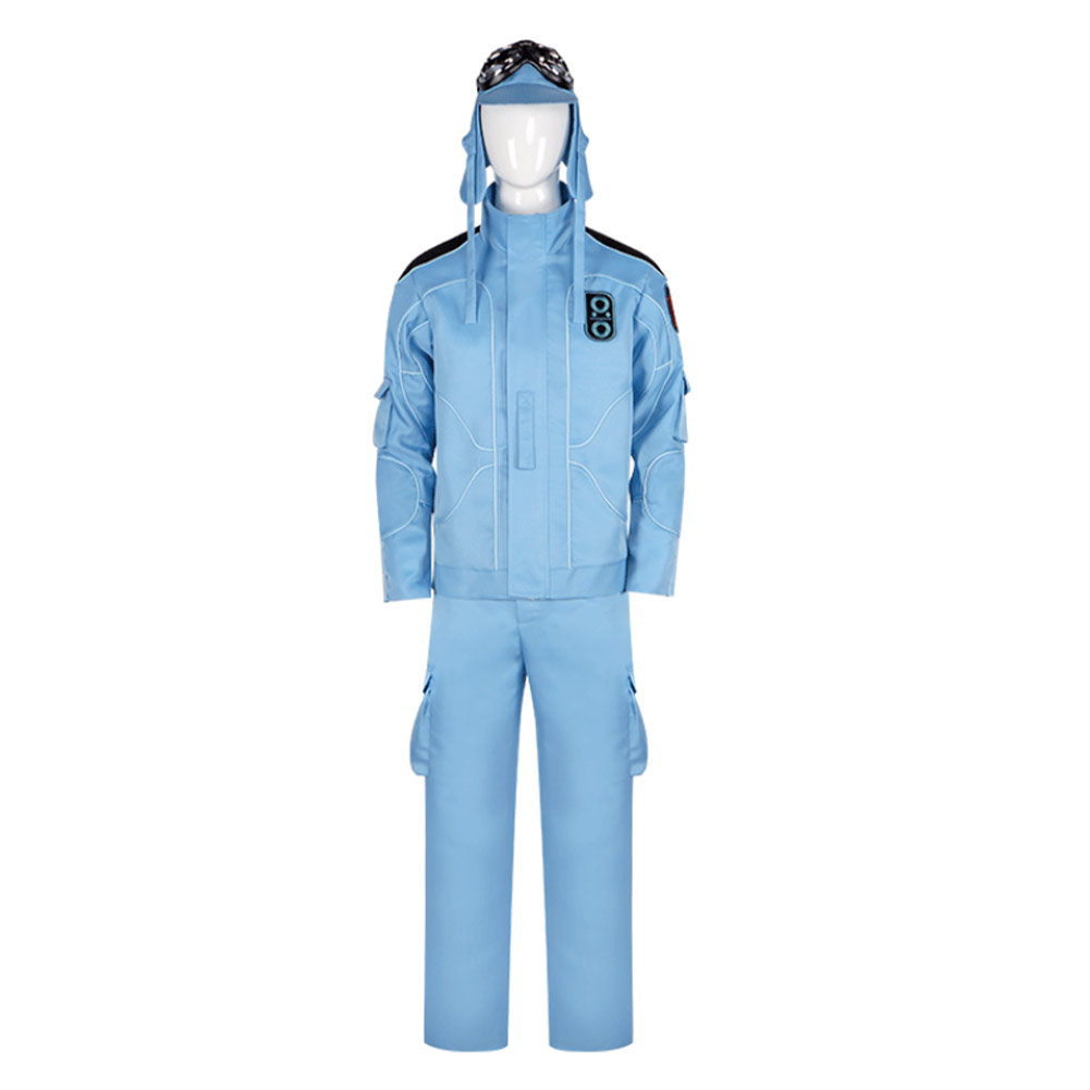Mickey 17 (2025) Micky Blue Jumpsuit Outfits Halloween Carnival Cosplay Costume
