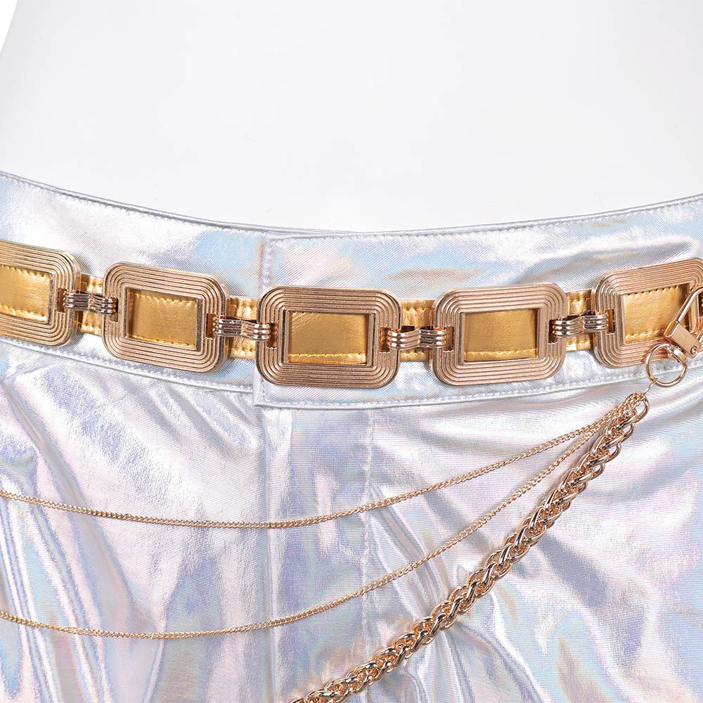 Kpop Demon Hunters Rumi What it Sounds Like Top Pants Set Halloween Carnival Party Cosplay Costume