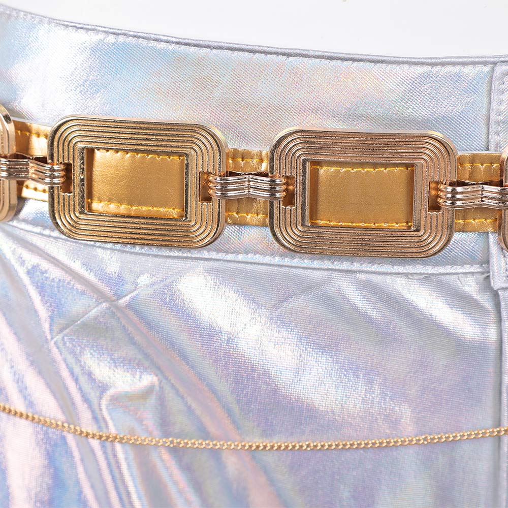 Kpop Demon Hunters Rumi What it Sounds Like Top Pants Set Halloween Carnival Party Cosplay Costume