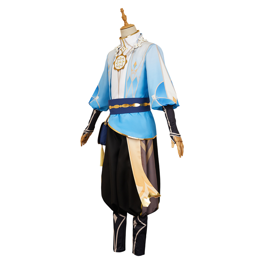 Genshin Impact Aether Knight of Flowers Outfits Halloween Carnival Cosplay Costume