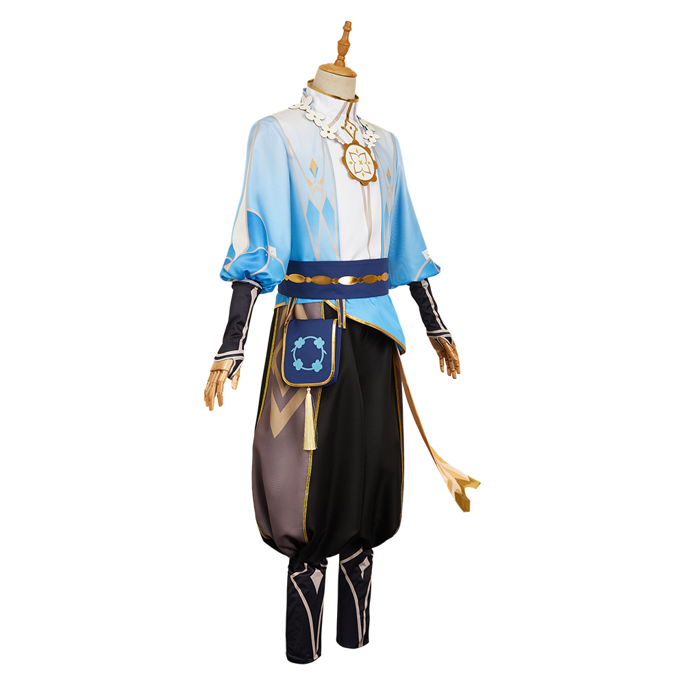 Genshin Impact Aether Knight of Flowers Outfits Halloween Carnival Cosplay Costume