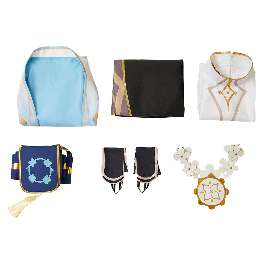 Genshin Impact Aether Knight of Flowers Outfits Halloween Carnival Cosplay Costume