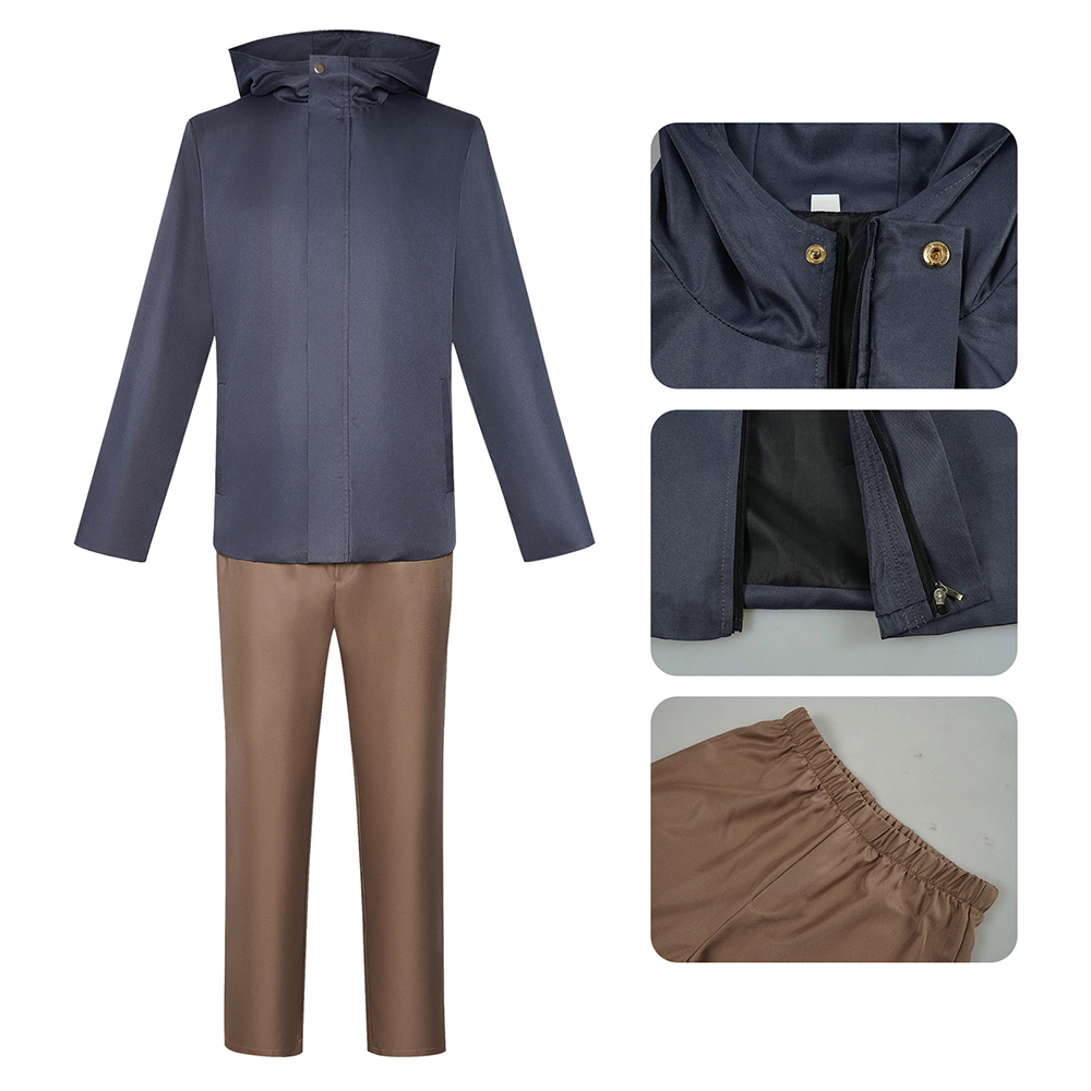 Hakari Kinji Black Outfit Halloween Carnival Cosplay Costume