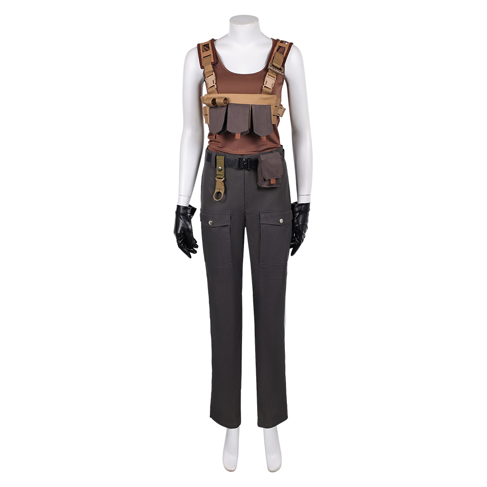 Jurassic World Rebirth Zora Bennett Women Top Pants Outfits Halloween Carnival Party Cosplay Costume