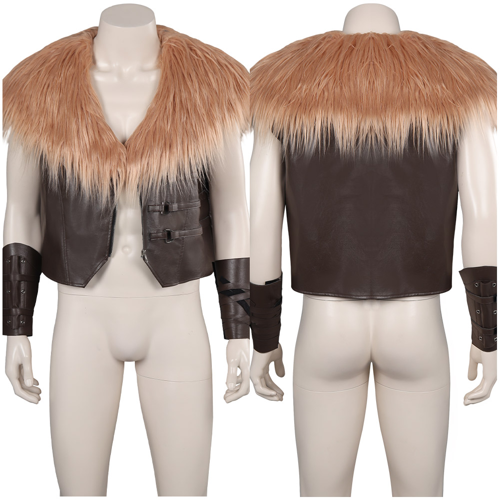 Kraven the Hunter Kraven Fur Vest Outfits Halloween Carnival Suit Cosplay Costume