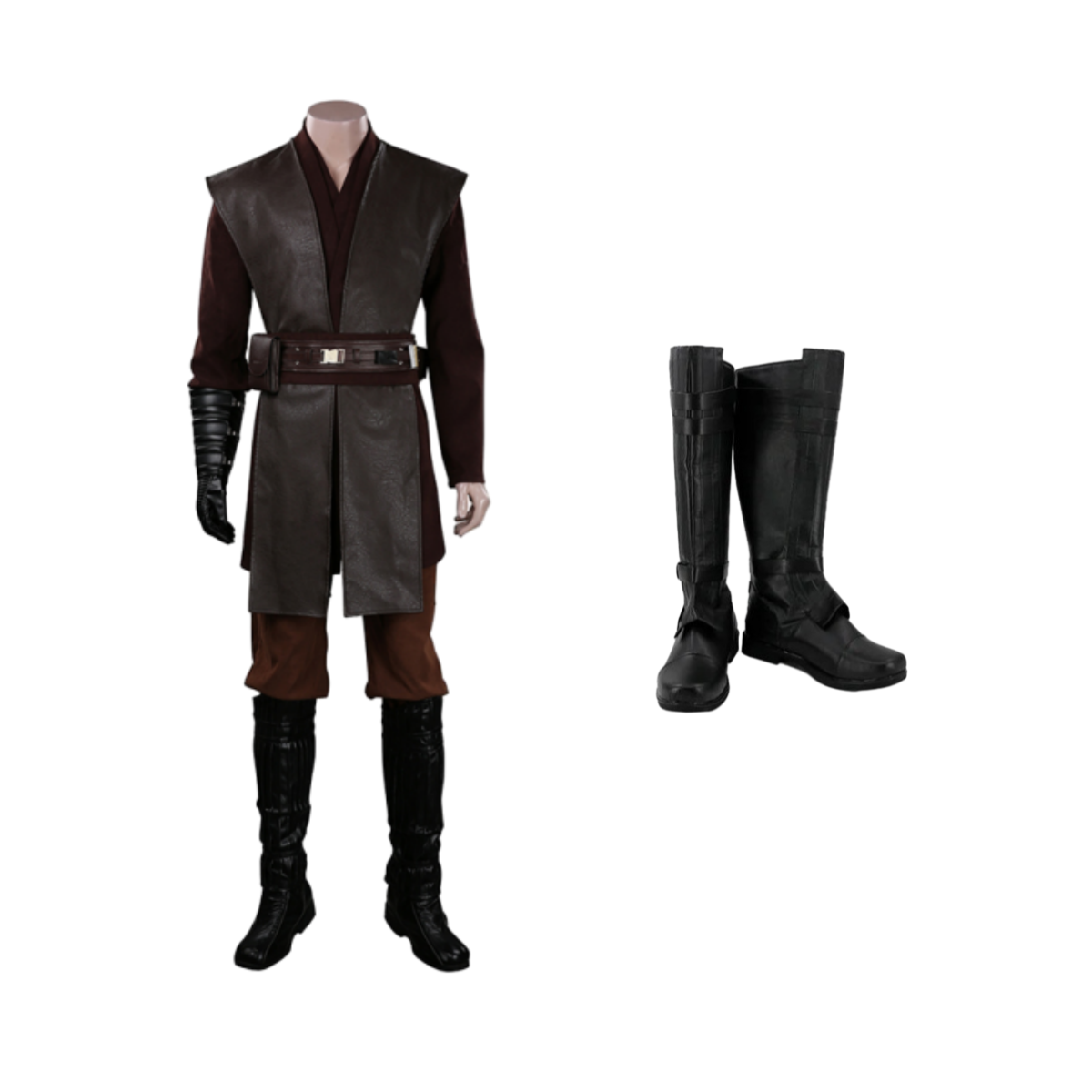 Anakin Skywalker Outfit Halloween Carnival Cosplay Costume