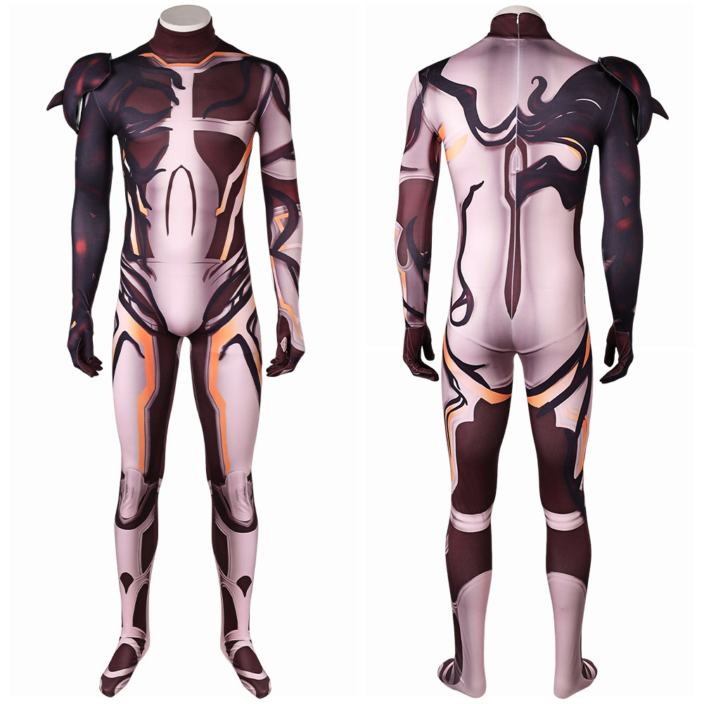 Rivals Human Torch Negative Zone Gladiator Skin Jumpsuit Outfits Halloween Carnival Cosplay Costume