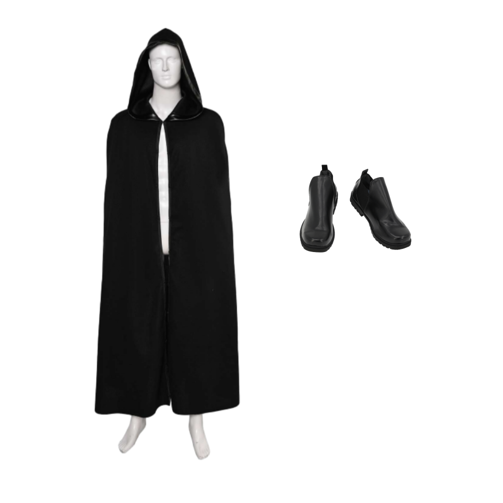 Ahsoka Baylan Skoll Black Jedi Cloak Halloween Carnival Party Cosplay Costume