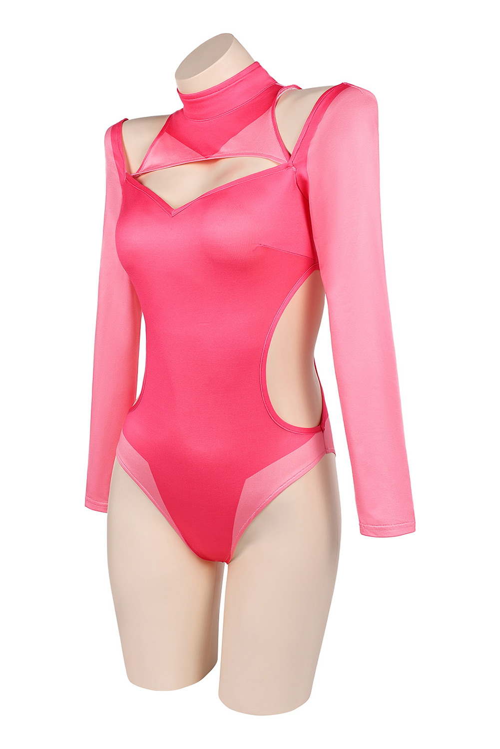 Invincible Season 4 Atom Eve Woman Pink Swimsuit with Sleeve Outfits Halloween Carnival Cosplay Costume