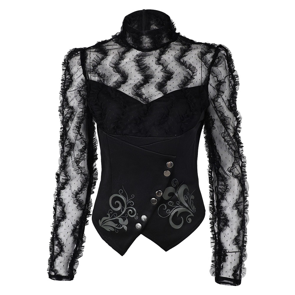 Wicked (2024) Elphaba Black Stripe Top Jacket Outfits Halloween Carnival Cosplay Costume