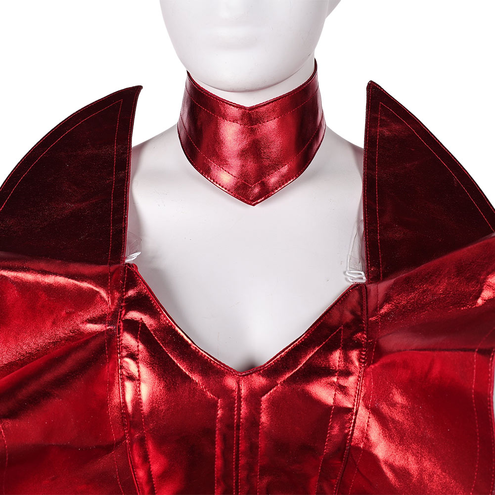 Smile (2024) Skye Riley Red Stage Jumpsuit Outfits Halloween Carnival Cosplay Costume