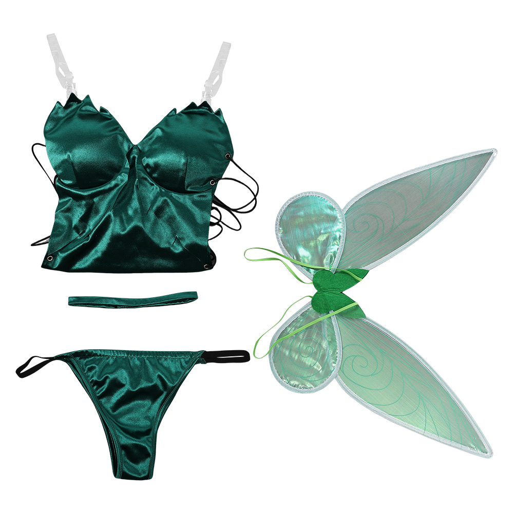 Fairy Green Sexy Outfit Halloween Christmas Cosplay Costume