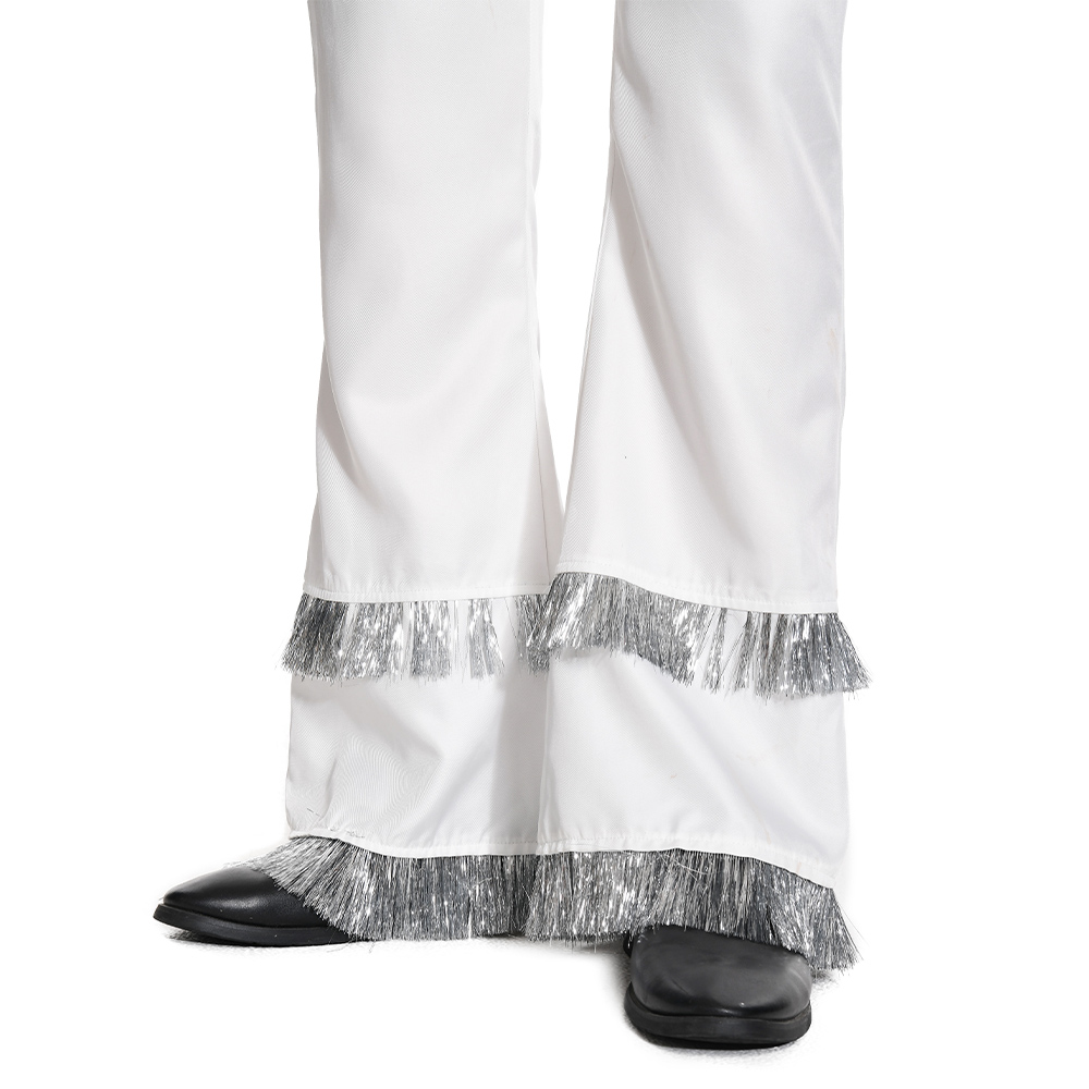 ABBA Bjorn Ulvaeus Retro 70S Overalls Set Outfits Halloween Carnival Suit Cosplay Costume