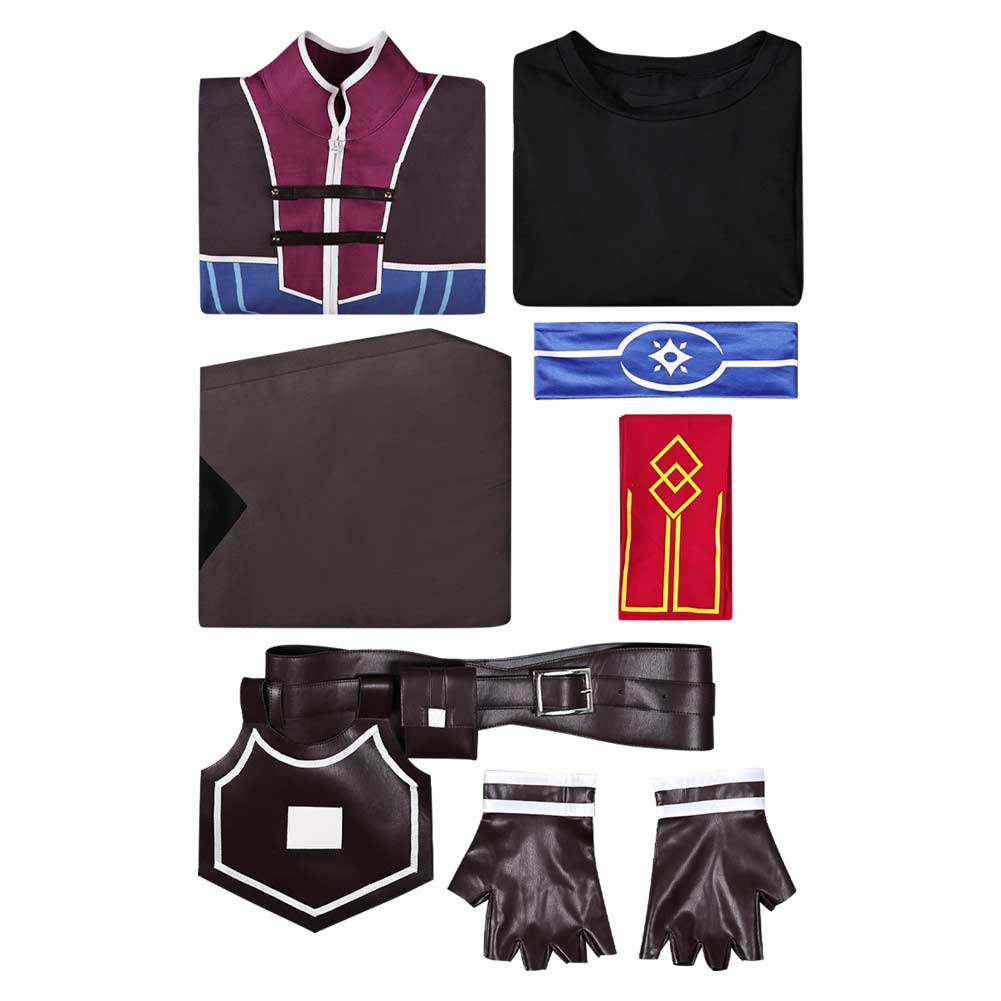 The Dragon Prince Callum Blue Outfit Halloween Carnival Cosplay Costume