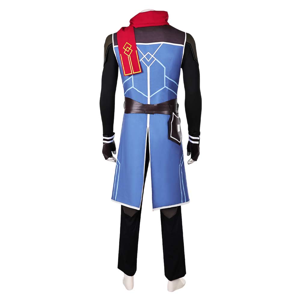 The Dragon Prince Callum Blue Outfit Halloween Carnival Cosplay Costume