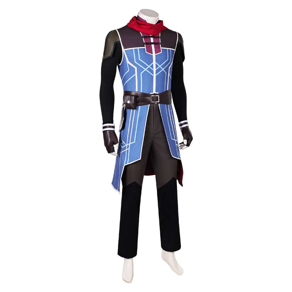 The Dragon Prince Callum Blue Outfit Halloween Carnival Cosplay Costume