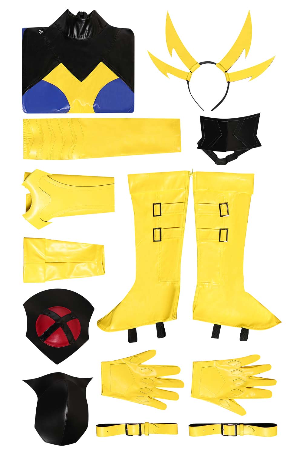 Rivals Magik Retro X-Uniform Jumpsuits Outfits Halloween Carnival Party Cosplay Costume