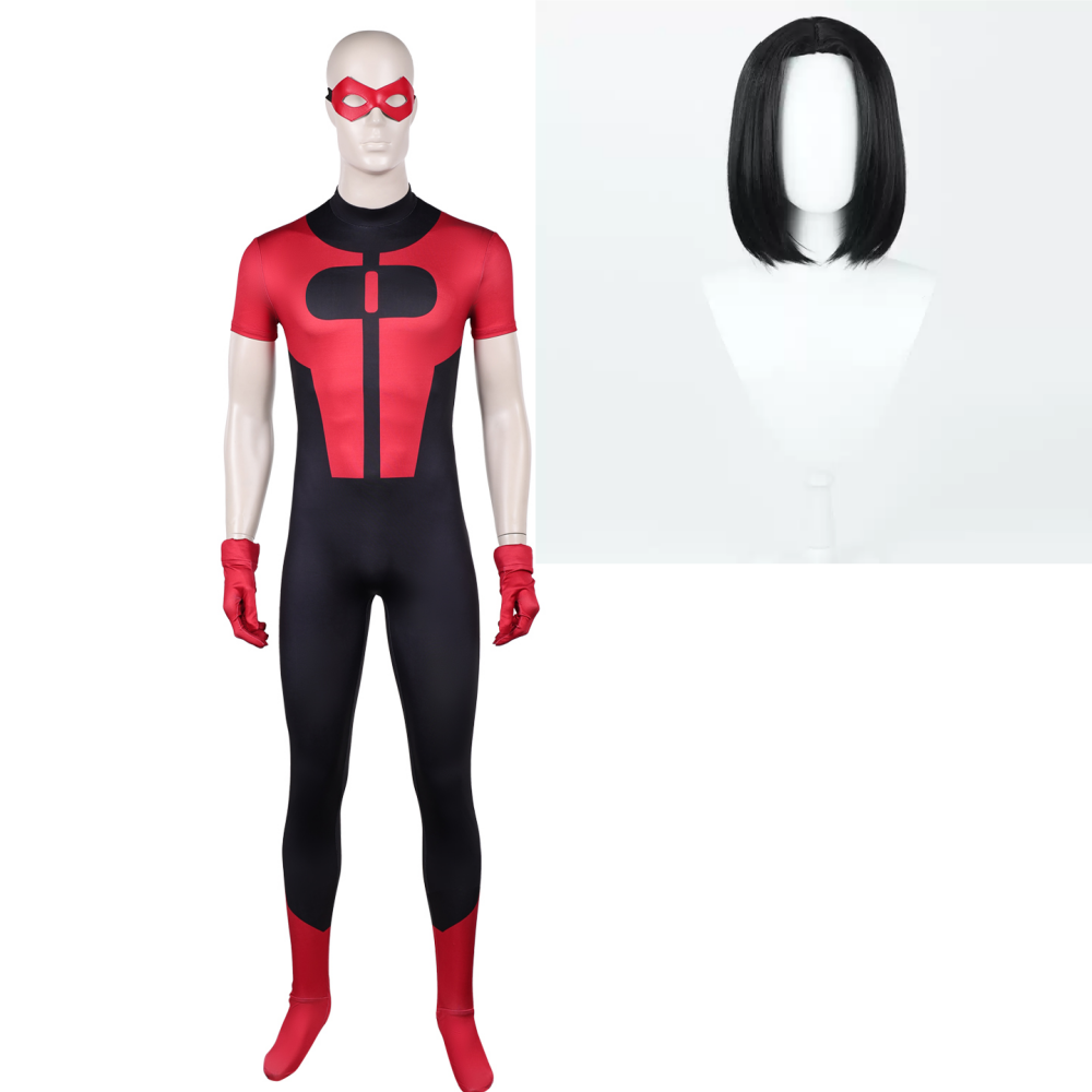Invincible Oliver Grayson Red Outfit Halloween Carnival Cosplay Costume