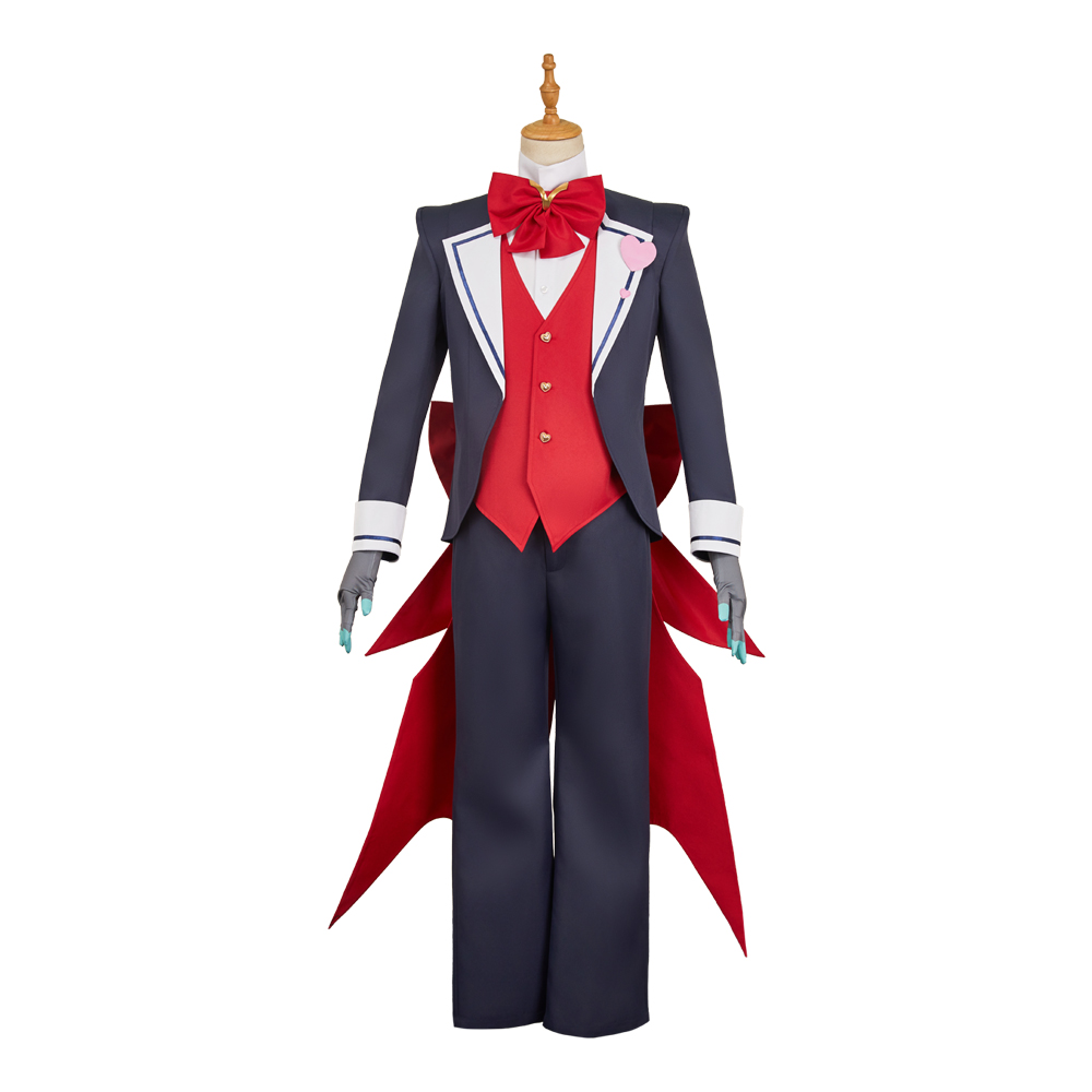 Hazbin Hotel Season 2 Vox Red Butler Outfit Halloween Carnival Cosplay Costume