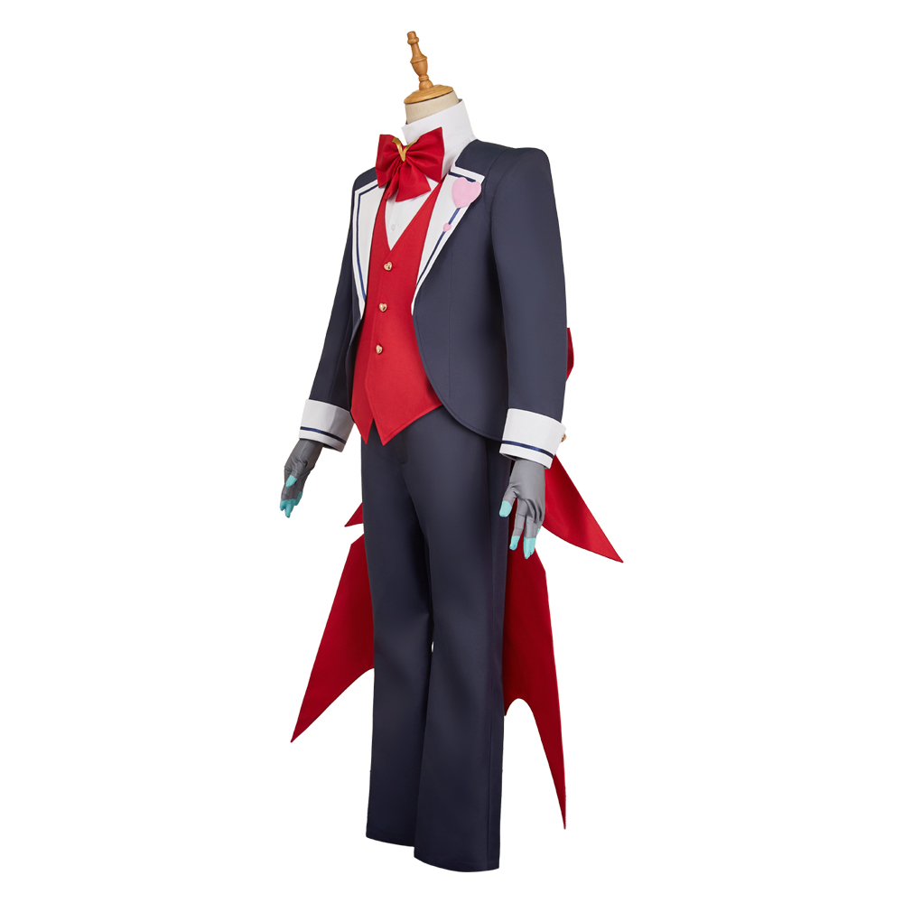 Hazbin Hotel Season 2 Vox Red Butler Outfit Halloween Carnival Cosplay Costume