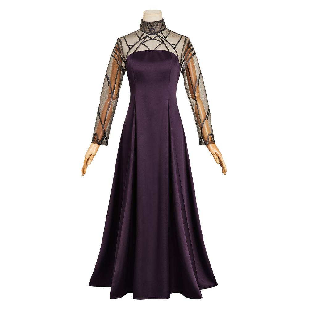 Sakamoto Days Osaragi Women Purple Dress Outfits Halloween Carnival Suit Cosplay Costume